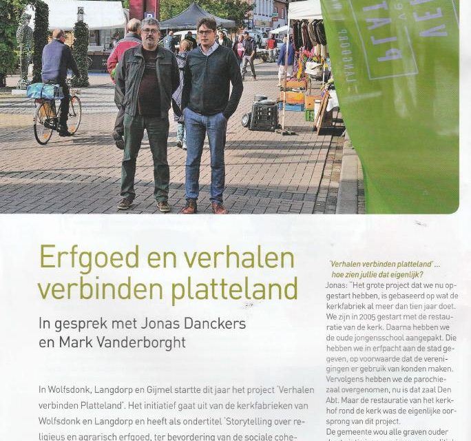 artikel in BUITEN, ledenblad Landelijke Gilde